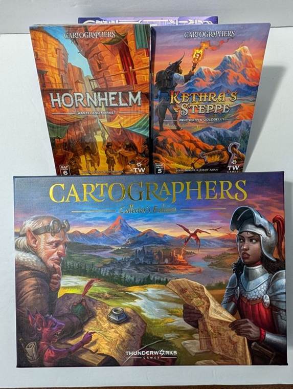 Cartographers: Collector's Edition + Map Packs